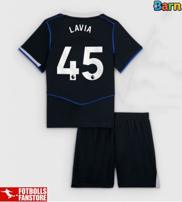 Chelsea Romeo Lavia #45 Tredje Tröja Barn 2025-26 Kortärmad (+ Korta byxor)